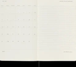 Agendas Moleskine*Ed. Moleskine Agenda 2025 - PRO Semanal vertical - Tapa dura - Large - Negro