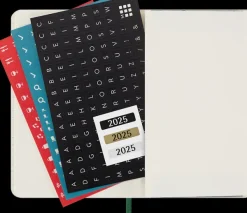 Agendas Moleskine*Ed. Moleskine Agenda 2025 - Semanal - Tapa blanda - Pocket - Verde mirto