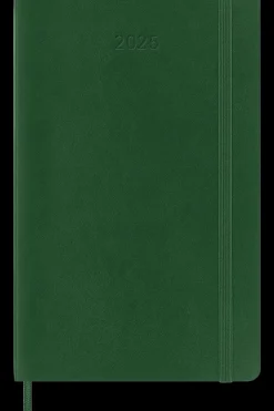 Agendas Moleskine*Ed. Moleskine Agenda 2025 - Semanal - Tapa blanda - Large - Verde mirto