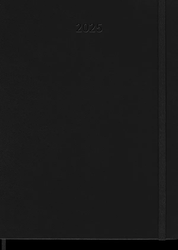 Agendas Moleskine*Ed. Moleskine Agenda 2025 - Semanal - Tapa dura - XL - Negro