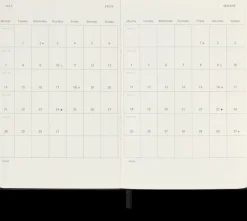 Agendas Moleskine*Ed. Moleskine Agenda 2025 - Semanal - Tapa dura - Pocket - Negro