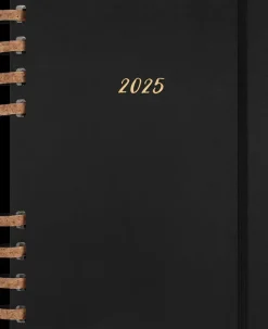 Agendas Moleskine*Ed. Moleskine Agenda 2025 en Espiral - Semanal / Mensual - Tapa dura - XL - Negro