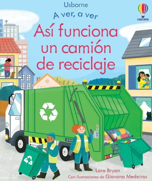 Ciencias*Usborne Así funciona un camión de reciclaje