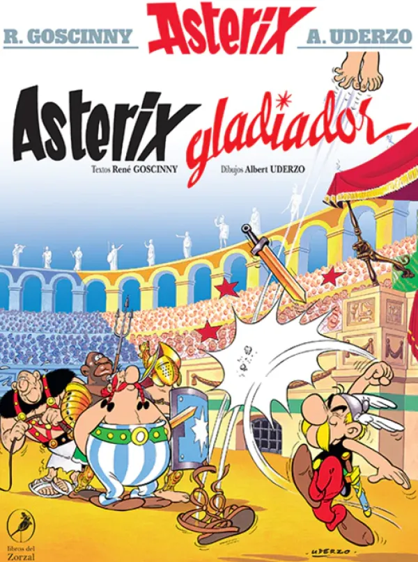 Comics Y Mangas*Libros del zorzal Asterix gladiador. Asterix 4