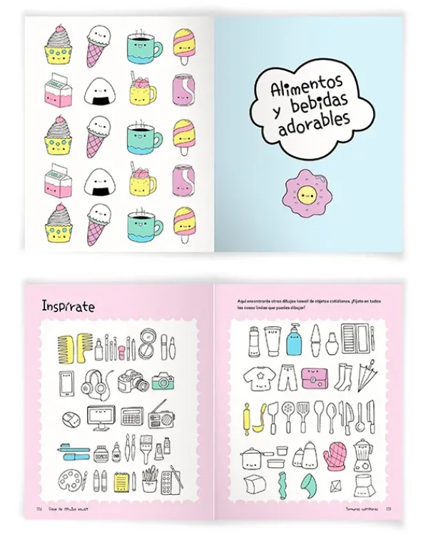 Guías De Dibujo*Contrapunto Clase de dibujos Kawaii