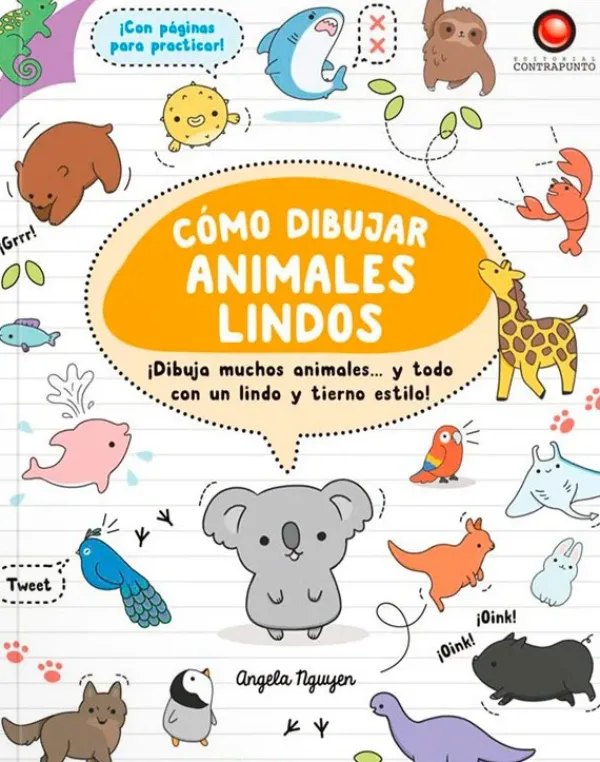 Guías De Dibujo*Contrapunto Cómo dibujar animales lindos