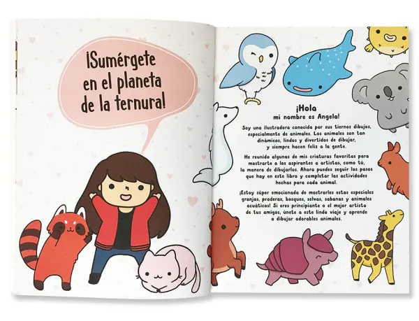 Guías De Dibujo*Contrapunto Cómo dibujar animales lindos