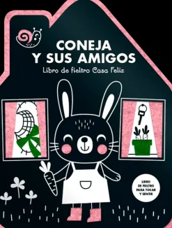Primera Infancia*Contrapunto Coneja y sus amigos. Libro de fieltro Casa Feliz
