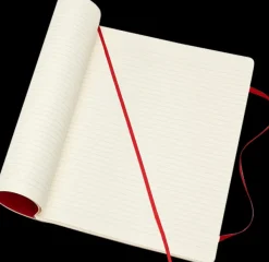 Cuadernos Clásicos*Ed. Moleskine Cuaderno Clásico - Tapa Blanda - XL - Rojo escarlata - De rayas