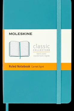 Cuadernos Clásicos*Ed. Moleskine Cuaderno Clásico - Tapa dura - Pocket - Azul arrecife - De rayas
