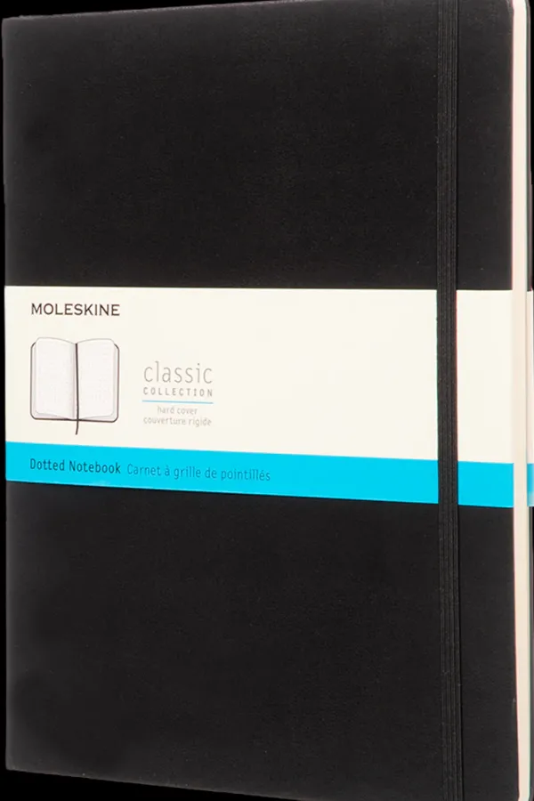 Cuadernos Clásicos*Ed. Moleskine Cuaderno Clásico - Tapa dura - XL - Negro - De puntos