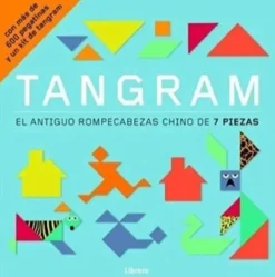 Juegos De Mesa*Librero El tangram. Antiguo rompecabezas chino de 7 piezas
