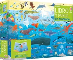 Actividades Y Puzzles*Usborne En el océano. Libro y puzle