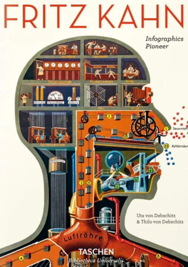 Diseño Gráfico*Taschen Fritz Kahn. Infographics Pioneer. Biblioteca Universal