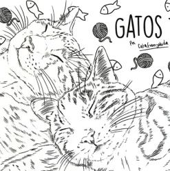 Libros Para Colorear*Galería Donne Gatos