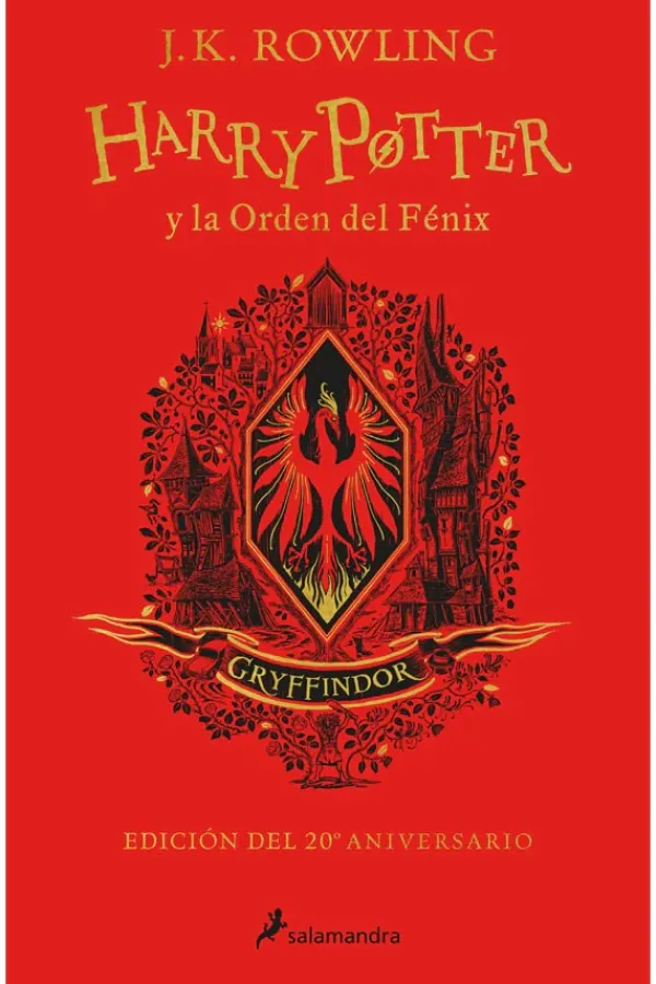 Novela Juvenil*Salamandra Harry Potter y la orden del fénix · Edic 20 Aneviersario (Gryffindor)