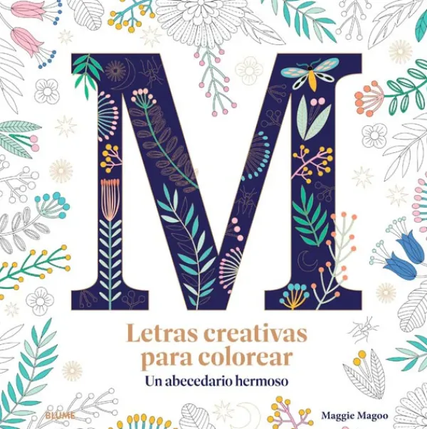 Libros Para Colorear*Blume Letras creativas para colorear