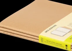 Cuadernos Cahier*Ed. Moleskine Libretas Cahier. Set de 3 - Large - Marrón kraft - Lisa