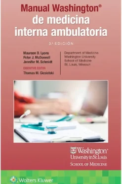 Ciencias De La Salud*Lippincott W u0026 W Manual Washington de medicina interna ambulatoria 3ª Ed.