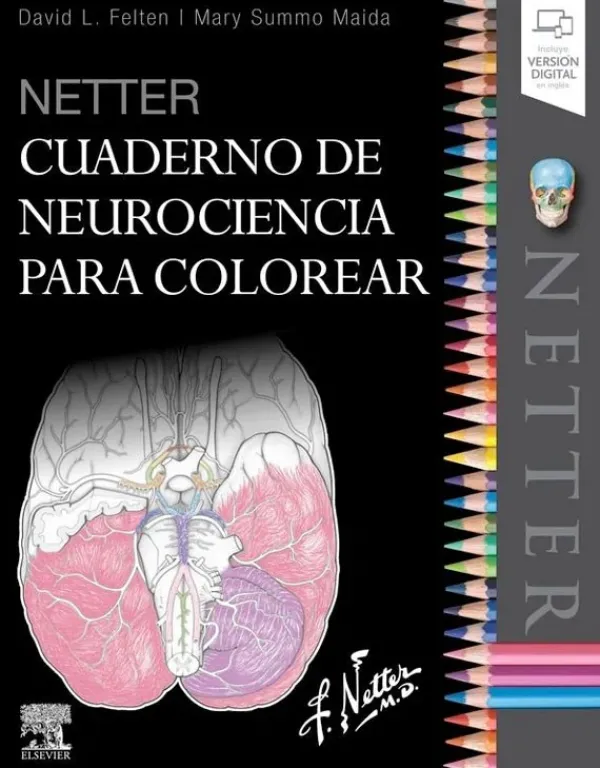 Ciencias De La Salud*Elsevier Netter. Cuaderno de neurociencia para colorear