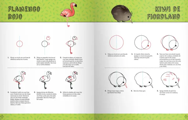 Guías De Dibujo*Contrapunto Pajaritos Kawaii. Aprende a dibujar