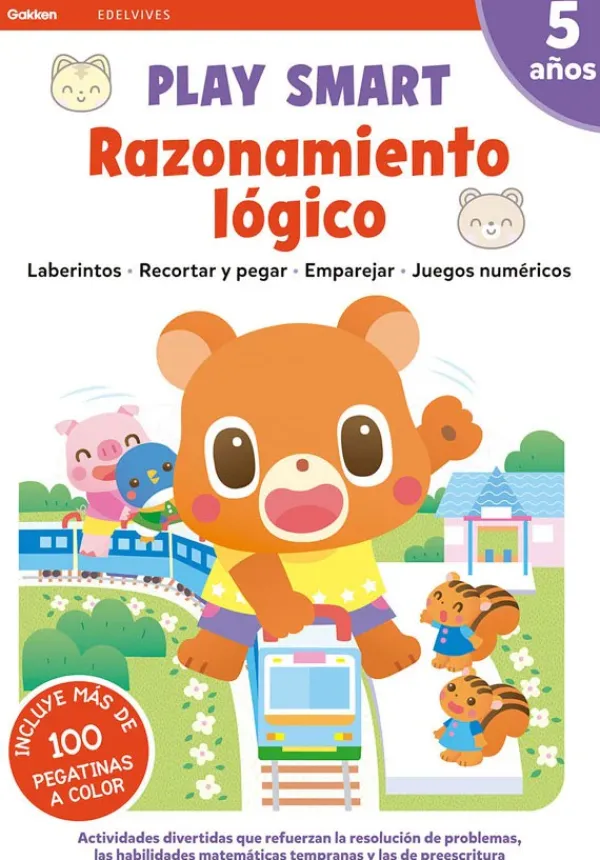 Actividades Y Puzzles*Edelvives Play Smart. 5 años. Razonamiento lógico