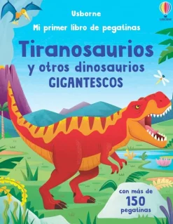 Actividades Y Puzzles*Usborne Tiranosaurios y otros dinosaurios gigantescos. Mi primer libro de pega