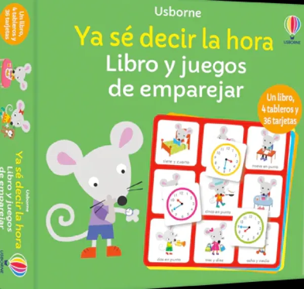 Actividades Y Puzzles*Usborne Ya sé decir la hora