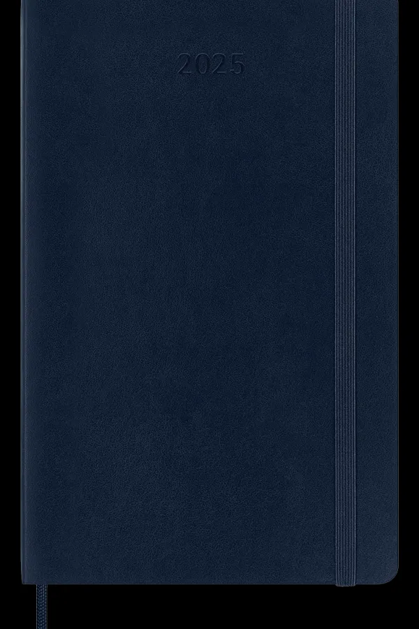 Agendas Moleskine*Ed. Moleskine Agenda 2025 - Diaria - Tapa blanda - Large - Azul zafiro