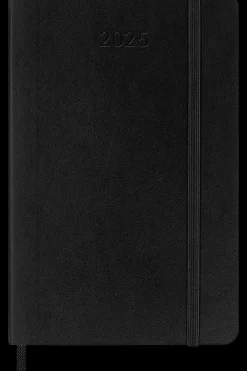 Agendas Moleskine*Ed. Moleskine Agenda 2025 - Diaria - Tapa blanda - Pocket - Negro