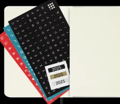 Agendas Moleskine*Ed. Moleskine Agenda 2025 - Diaria - Tapa blanda - Pocket - Negro
