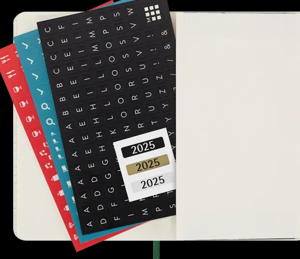 Agendas Moleskine*Ed. Moleskine Agenda 2025 - Diaria - Tapa blanda - Pocket - Verde mirto