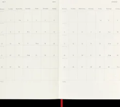 Agendas Moleskine*Ed. Moleskine Agenda 2025 - Diaria - Tapa blanda - Large - Rojo escarlata