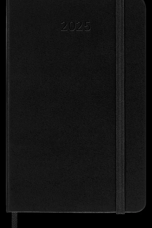 Agendas Moleskine*Ed. Moleskine Agenda 2025 - Diaria - Tapa dura - Pocket - Negro