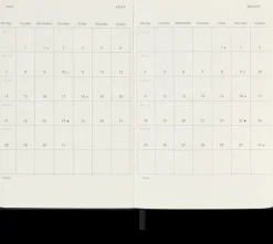 Agendas Moleskine*Ed. Moleskine Agenda 2025 - Diaria - Tapa dura - Pocket - Negro