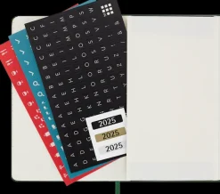Agendas Moleskine*Ed. Moleskine Agenda 2025 - Diaria - Tapa dura - Pocket - Verde mirto