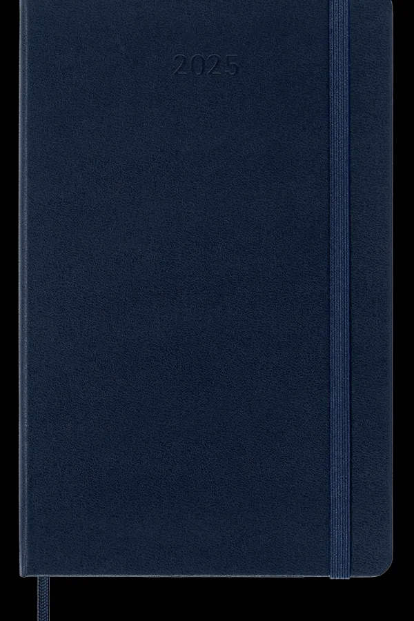 Agendas Moleskine*Ed. Moleskine Agenda 2025 - Diaria - Tapa dura - Large - Azul zafiro