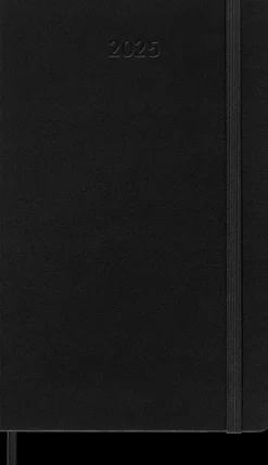 Agendas Moleskine*Ed. Moleskine Agenda 2025 - Horizontal semanal - Tapa dura - Large - Negro