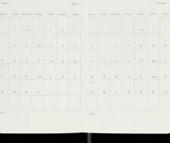 Agendas Moleskine*Ed. Moleskine Agenda 2025 - Horizontal semanal - Tapa blanda - Pocket - Negro