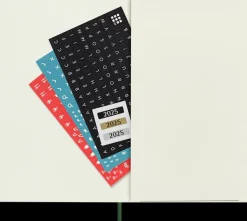 Agendas Moleskine*Ed. Moleskine Agenda 2025 - Semanal - Tapa blanda - Large - Verde mirto