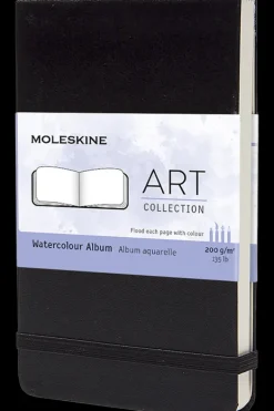 Cuaderno Arte*Ed. Moleskine Album para acuarelas - Tapa Dura - Pocket - Negro