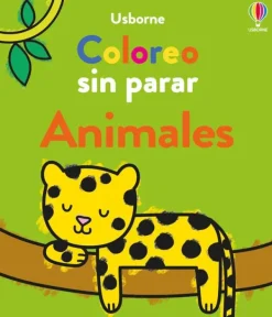 Actividades Y Puzzles*Usborne Animales. Coloreo sin parar