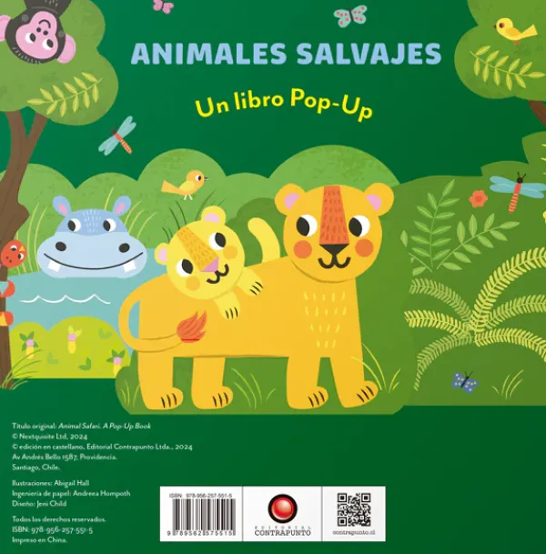 Primera Infancia*Contrapunto Animales salvajes. Un libro Pop-Up