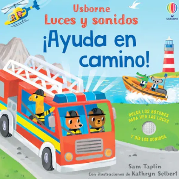 Libros Con Sonido*Usborne ¡Ayuda en camino!. Luces y sonidos