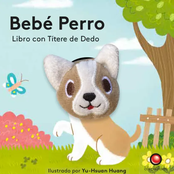 Primera Infancia*Contrapunto Bebé Perro. Libro con títere de dedo