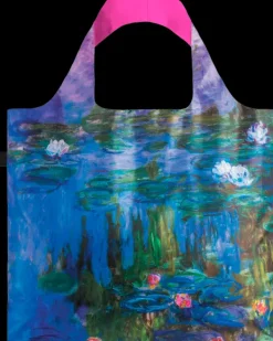 Loqi*Ed. LOQI Bolsa Monet. Water Lillies Neon Pink