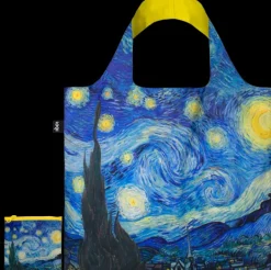 Loqi*Ed. LOQI Bolsa Van Gogh. Starry Night Neon Yellow
