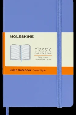 Cuadernos Clásicos*Ed. Moleskine Cuaderno Clásico - Tapa dura - Pocket - Azul hortensia - De rayas