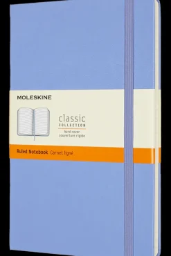 Cuadernos Clásicos*Ed. Moleskine Cuaderno Clásico - Tapa dura - Large - Azul hortensia - De rayas