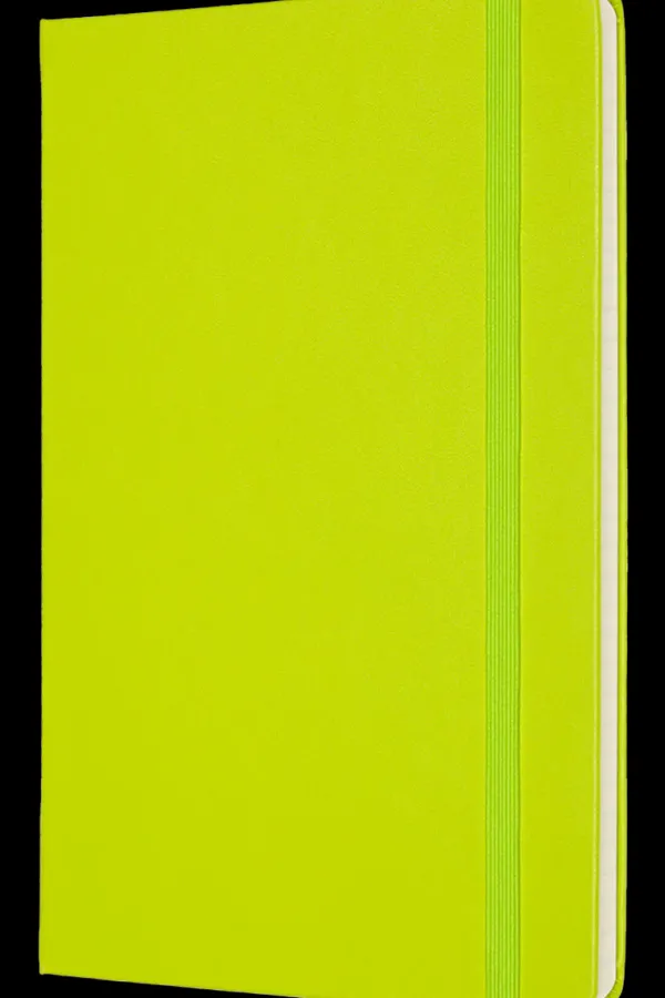 Cuadernos Clásicos*Ed. Moleskine Cuaderno Clásico - Tapa dura - Large - Verde limón - De rayas